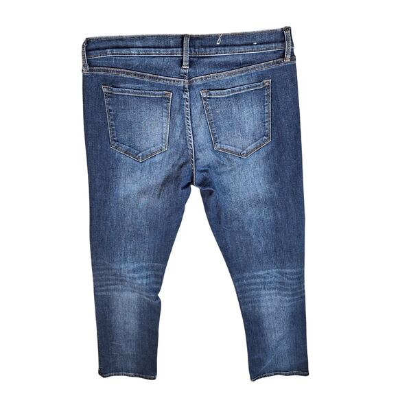 Banana Republic Women 28 Dark Wash Denim "Bella" Straight Leg Denim Jeans - Picture 2 of 6